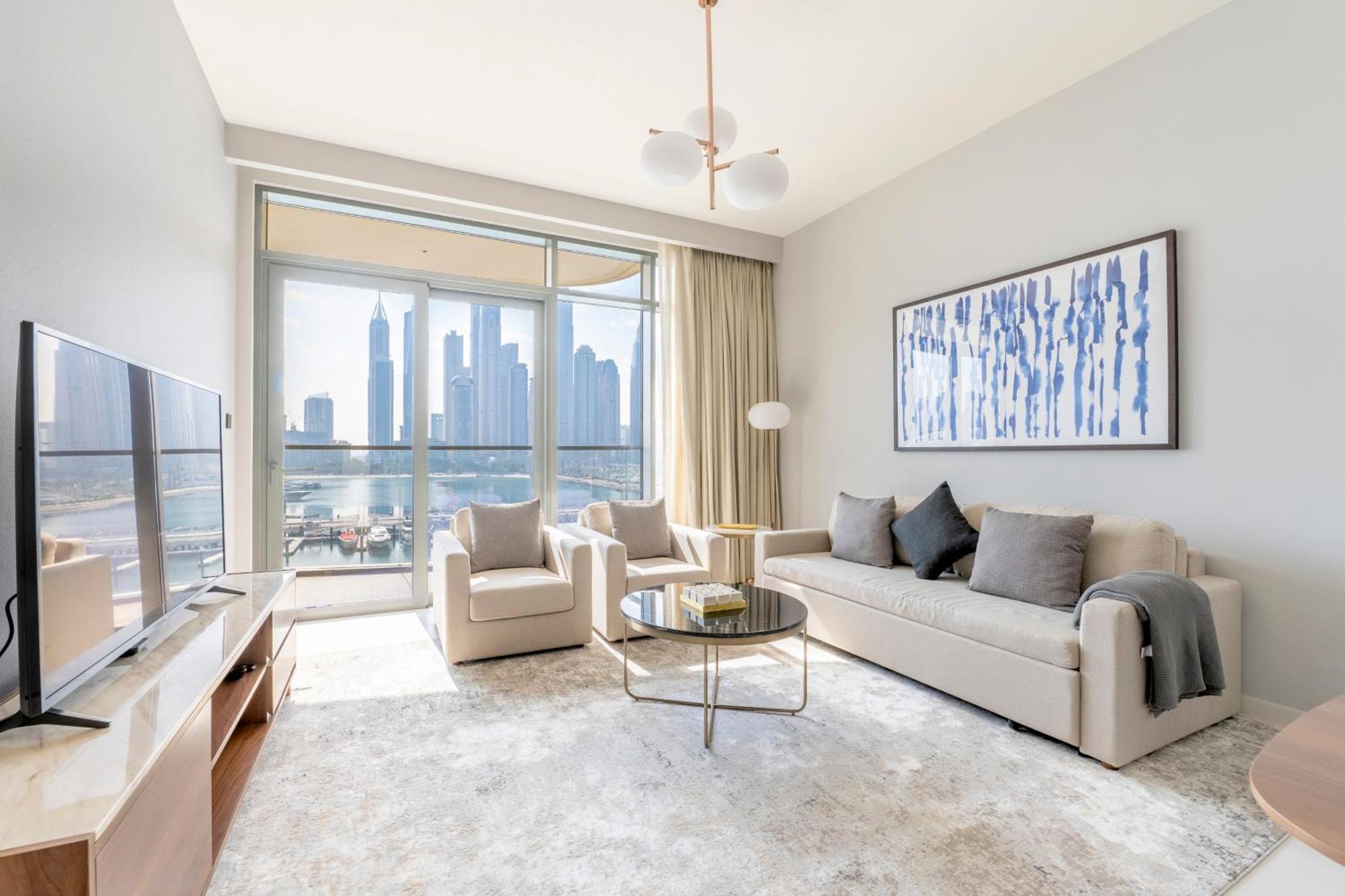 Ultra Luxury Emaar Beachfront - Private Beach And Pool Dubai Bagian luar foto