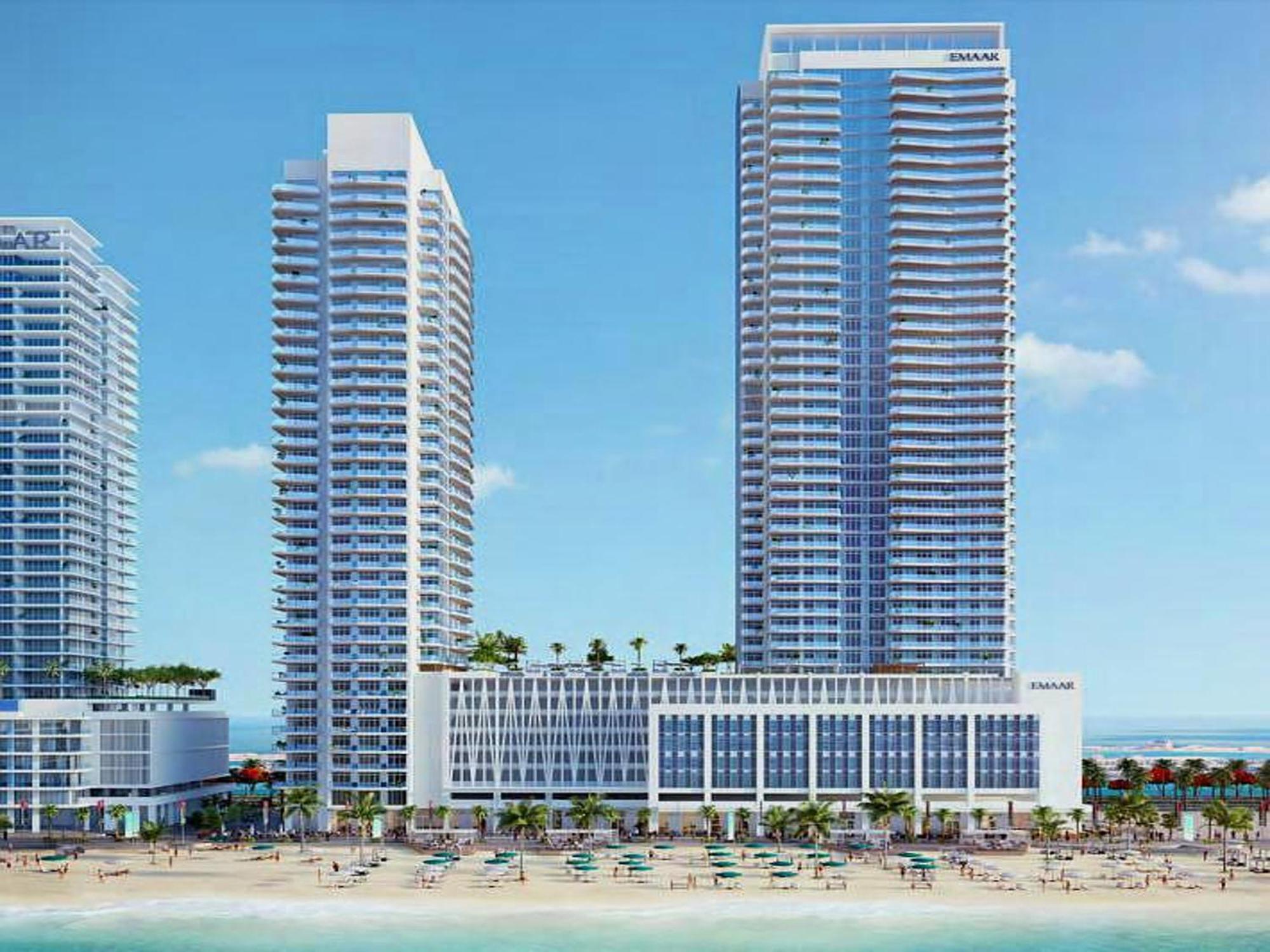 Ultra Luxury Emaar Beachfront - Private Beach And Pool Dubai Bagian luar foto